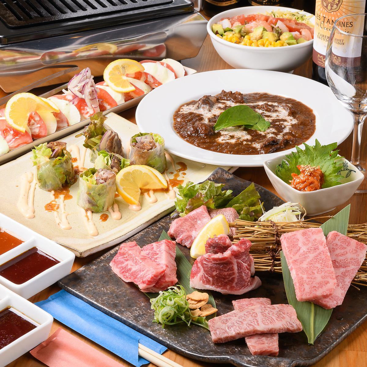 Treat yourself to a slightly more luxurious treat than usual with high-quality yakiniku!