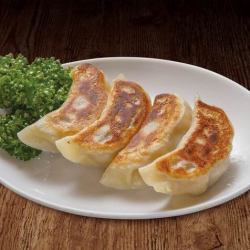 juicy fried gyoza