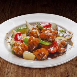 Black vinegar sweet and sour pork