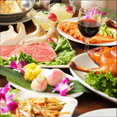[Order buffet with 2-hour all-you-can-drink] Very popular! All-you-can-eat and drink over 100 kinds of authentic Chinese food and dim sum! → 4,800 yen