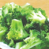 Stir-fried garlic and broccoli