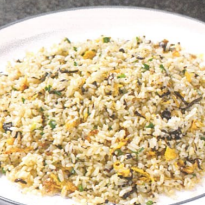 Mustard fried rice/lettuce fried rice