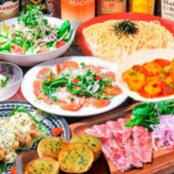 [140 minutes all-you-can-drink] Relaxing course recommended by the manager [8 dishes in total] 5,000 yen → 4,000 yen (tax included)