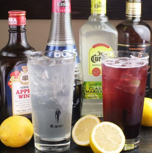 【サワー系が多彩！】様々なシロップを揃えております！