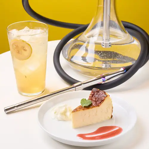 ◆A luxurious set plan to enjoy shisha and sweets◆