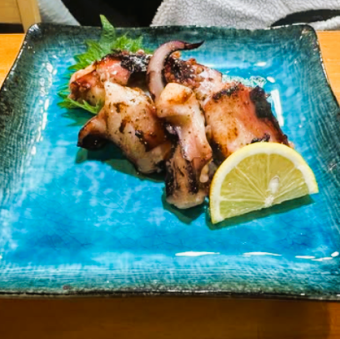 イカゲソバター