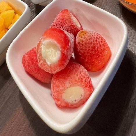 練乳いちごアイス