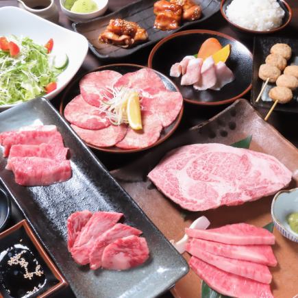 【お値打ち！】上質な飛騨牛特選カルビ含む≪全11品≫焼肉コース3300円（税込）！