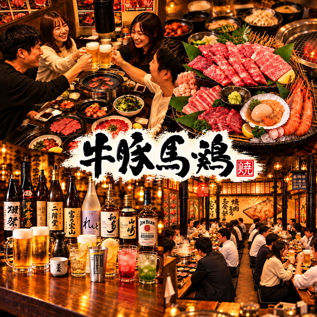Cheap and delicious! A traditional Hakata-style offal yakiniku restaurant♪
