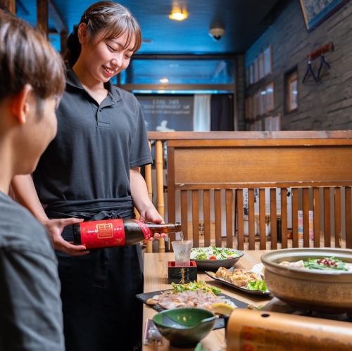 有多种酒精饮料可供选择