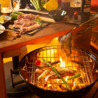 【持ち込み自由】テラス限定BBQ場所貸しプラン 1h⇒1300円