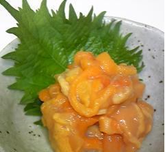 Natural red sea squirt salted fish