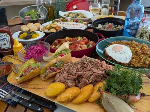 Wide variety of dishes