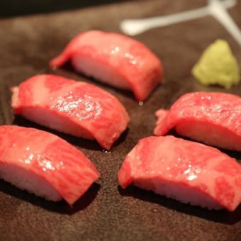 [Only available on Mondays, Tuesdays, and Sundays!] Wagyu sushi x sashimi x steak! [All-you-can-drink included] Otegoro course