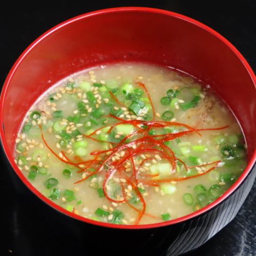 Wagyu beef tail soup