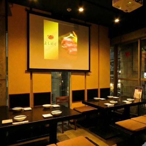 프로젝터・음향완비