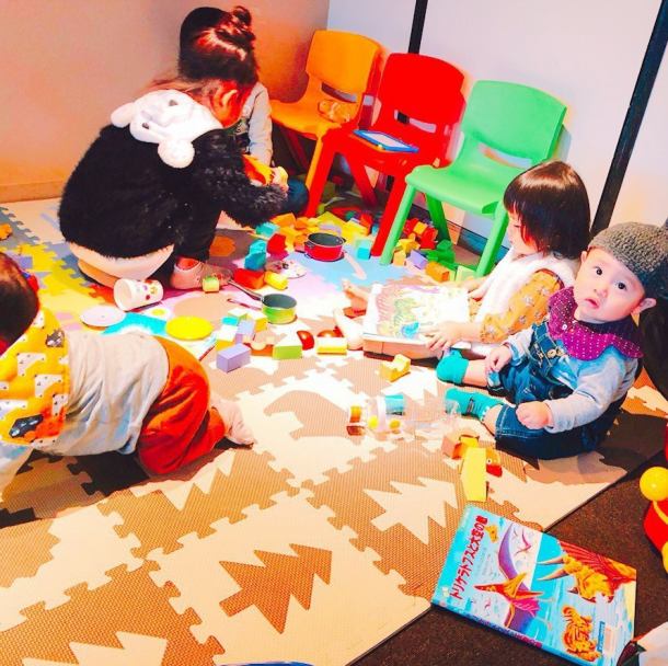 [Limited to lunch time] Kids' space is here! Mothers with children can rest assured♪