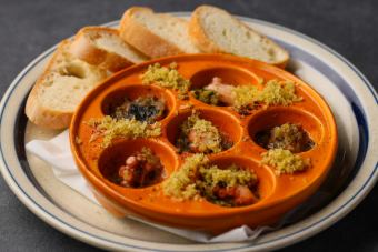 Boiled octopus with herbs and breadcrumbs