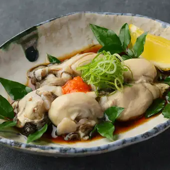 生牡蠣ポン酢
