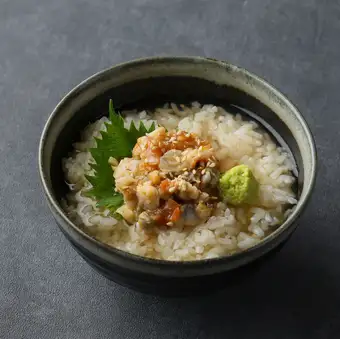 貝出汁おでんお茶漬け 梅あさり