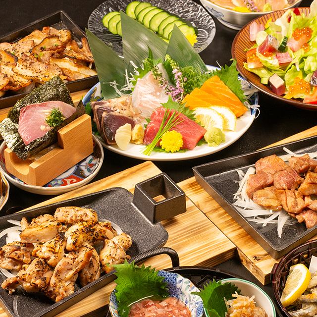 「炭火酒場　鶏と魚」でお待ちしております♪