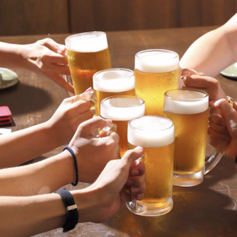 【二次会】21時以降限定、定番おつまみと2時間飲み放題付！全4品2,500円