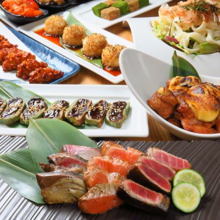 GoToEAT対象◆贅沢に!◆個室宴会!魚柳プレミアムコース<120分飲み放題付>6000円(L.O.90分)