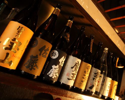 日本酒・焼酎の種類が充実