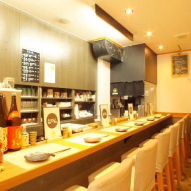 【One person is also welcome !!】 We are preparing seven seats for you to feel free sitting even by yourself ◆ Recommended for sac drinking and dating on the way back from work! See how the gem of commitment is cooked Please enjoy ♪