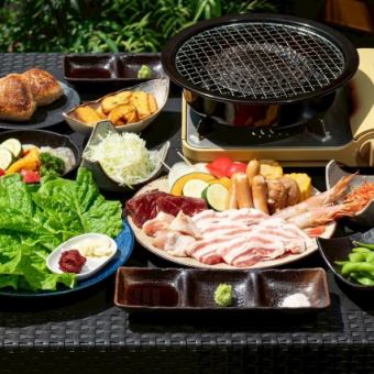 【テラス限定】オトクなサムギョプサルBBQセット ※わんちゃんOK!
