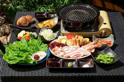 【テラス限定】オトクなサムギョプサルBBQセット ※わんちゃんOK!