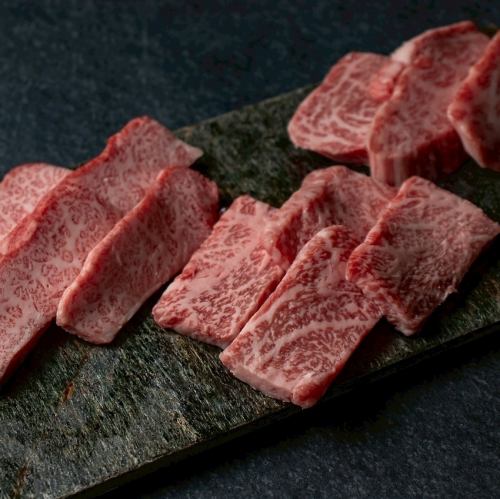 グラムの黒毛和牛 極上霜降り3種盛り