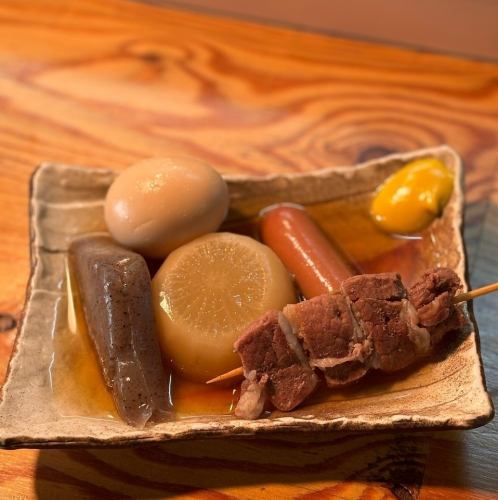 The soup stock is delicious! You can also enjoy delicacies such as oden.