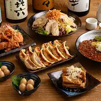 【梅コース】《人気No.1肉汁焼餃子・パリパリ油淋鶏》など120分飲み放題付★全6品3500円