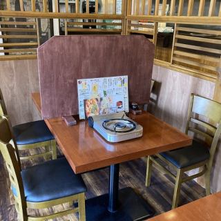 2名様でご利用いただけるお席もご用意♪デートやご友人とのお食事にも◎