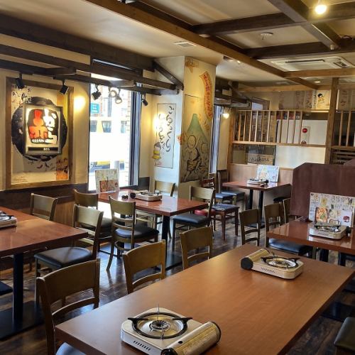 広くて開放的な店内は各種宴会にぴったり◎