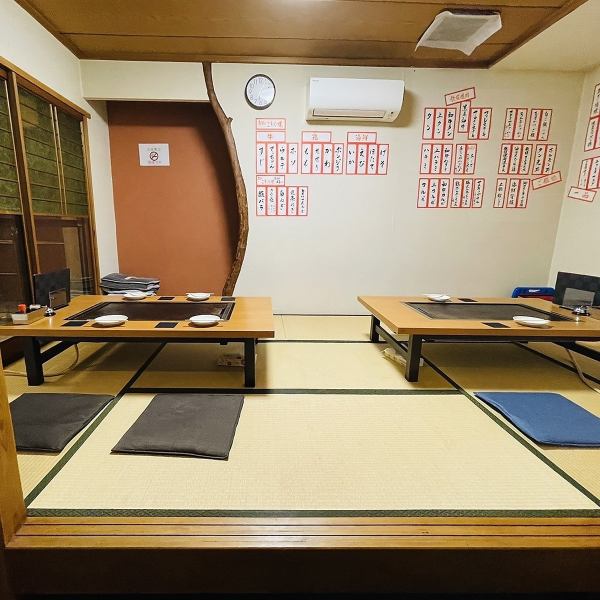 足を伸ばしてほっこり寛げるお座敷個室はホッと落ち着ける雰囲気です。お子様連れでも安心です！