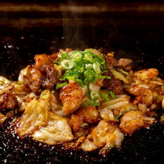 【こと乃焼基本メニュー(キャベツ付)】牛(すじ、てっちゃん、ウルテ、ホソ)1品