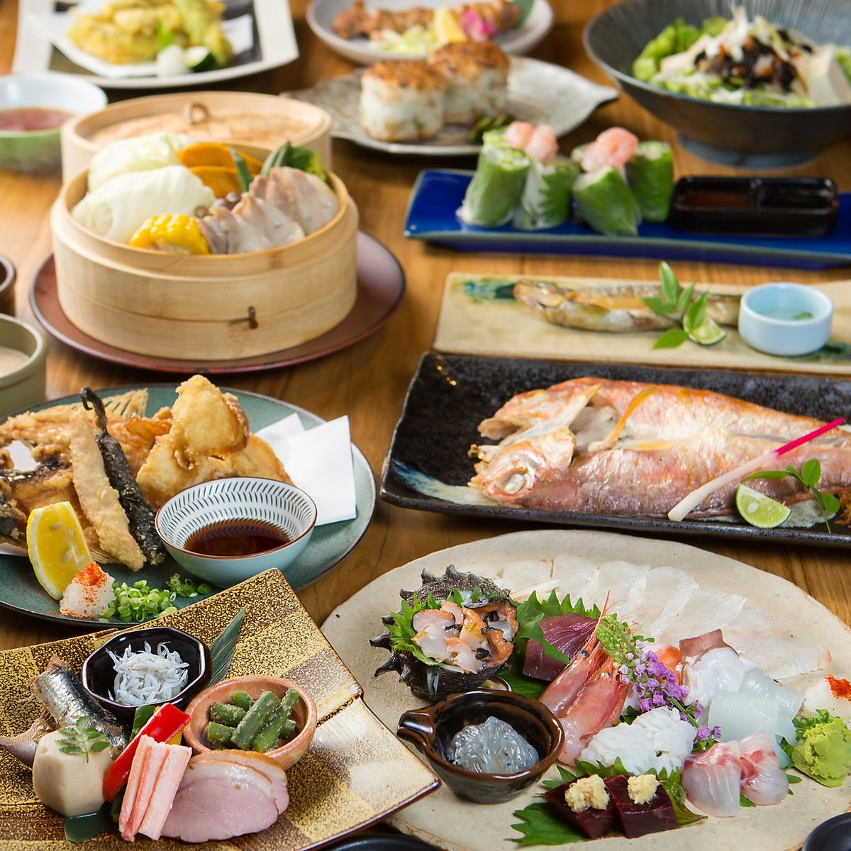 A once-in-a-lifetime menu where the best of the day is lined up.A restaurant with an excellent atmosphere where you can easily enjoy authentic Japanese cuisine