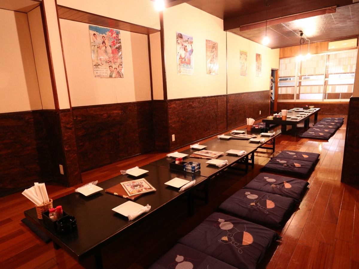 We have a tatami room for up to 28 people!We can accommodate even more people♪