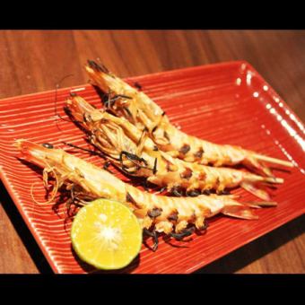 車海老の塩焼き(三尾)