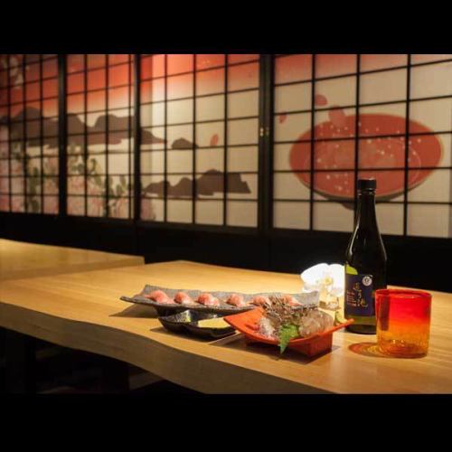 シーンに応じた大小個室