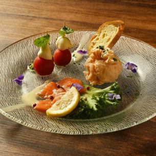 Assortment of 3 kinds of whimsical appetizers