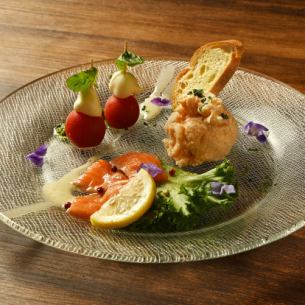 気まぐれ前菜3種盛合せ