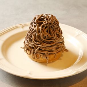 フルーツタルトのチョコモンブラン