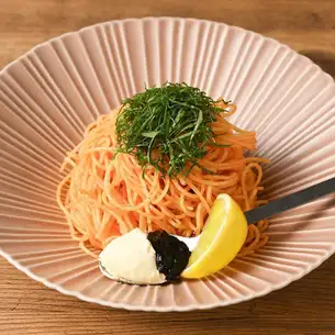 シンプルなめんたいこパスタ