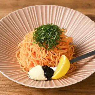 シンプルなめんたいこパスタ