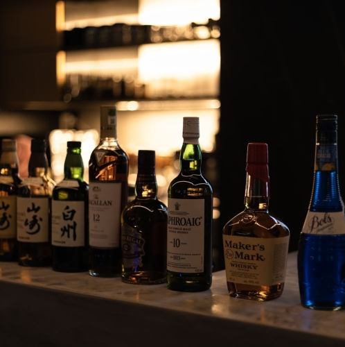 アルコールメニュー充実