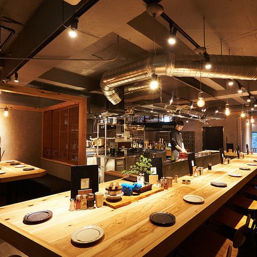 [Counter seats: seats full of presence] ◎ Perfect for dates and single use! The stylishly finished store is perfect for date use, homecoming, and sightseeing even though it is Japanese taste!