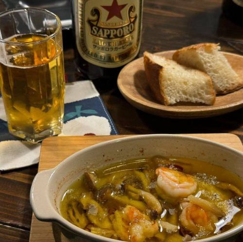 술에 맞는 요리를 다수 준비 ◎